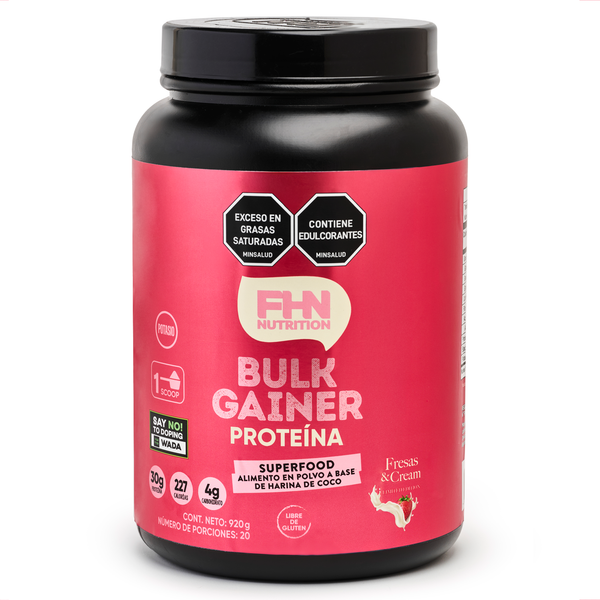 Proteína | Bulk Gainer sabor Fresas & Cream