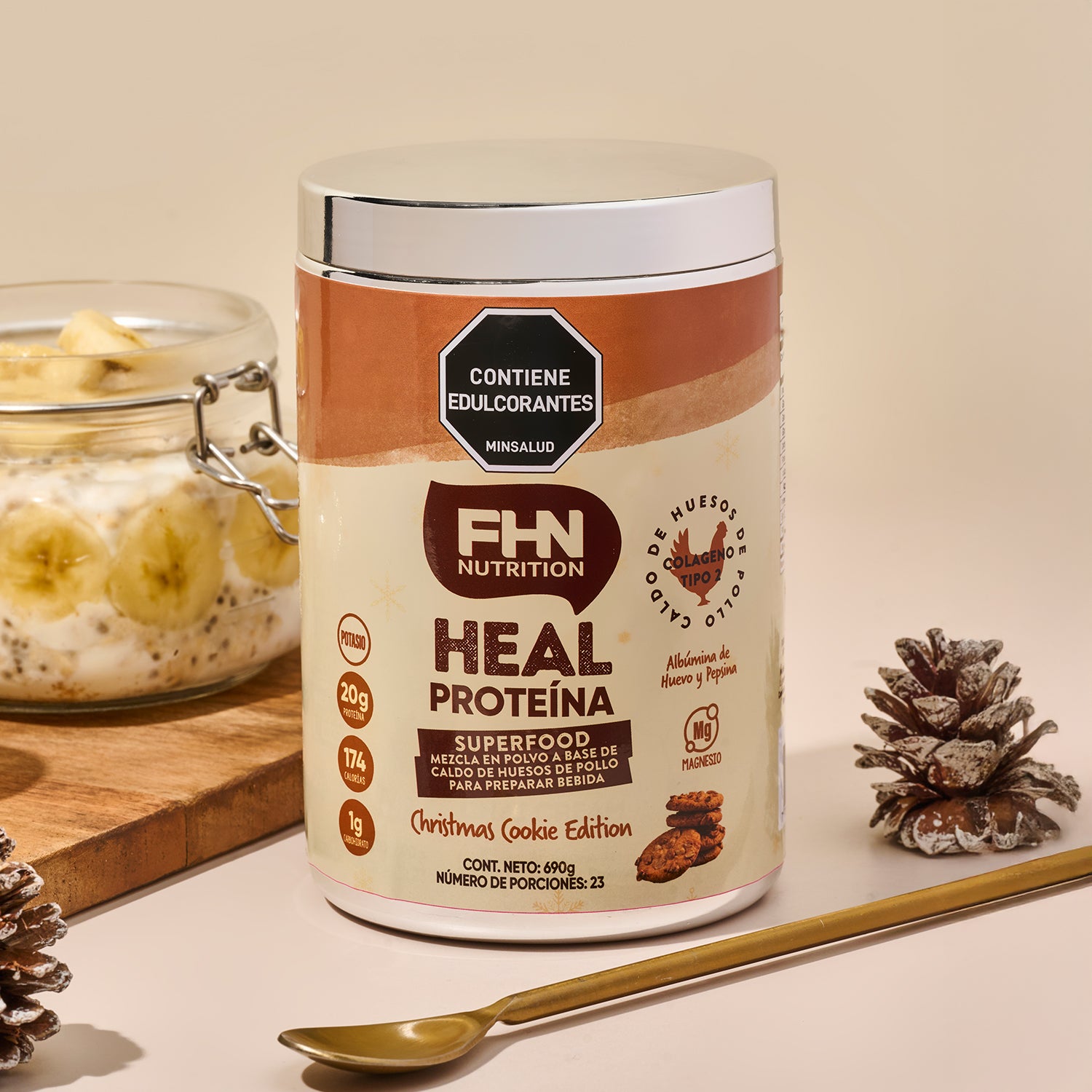 Proteína | Heal Proteína sabor Christmas Cookie Edition