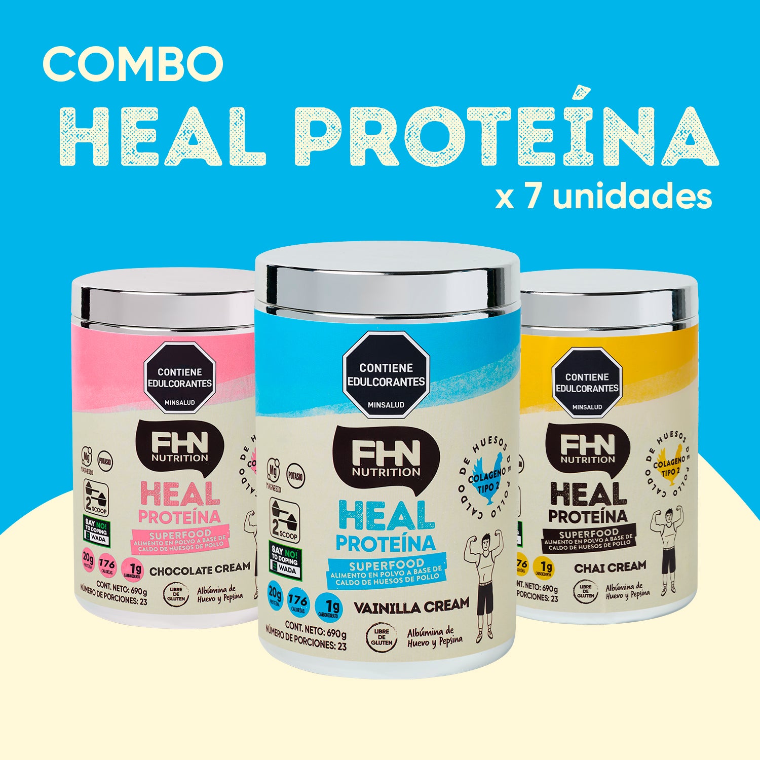 EMPRENDE FHN | Combo 7 Heal Proteína